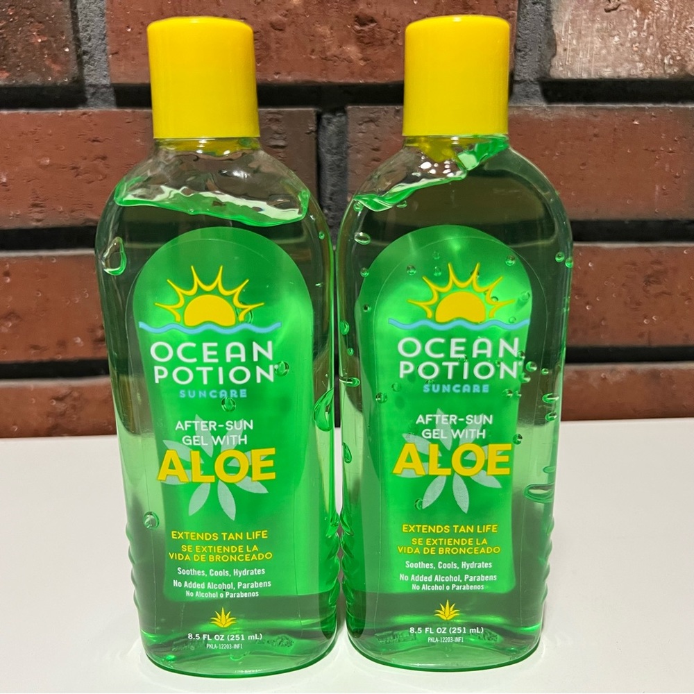 2 Ocean Potion After Sun Care with Aloe Extends Tan Life 8.5oz New
